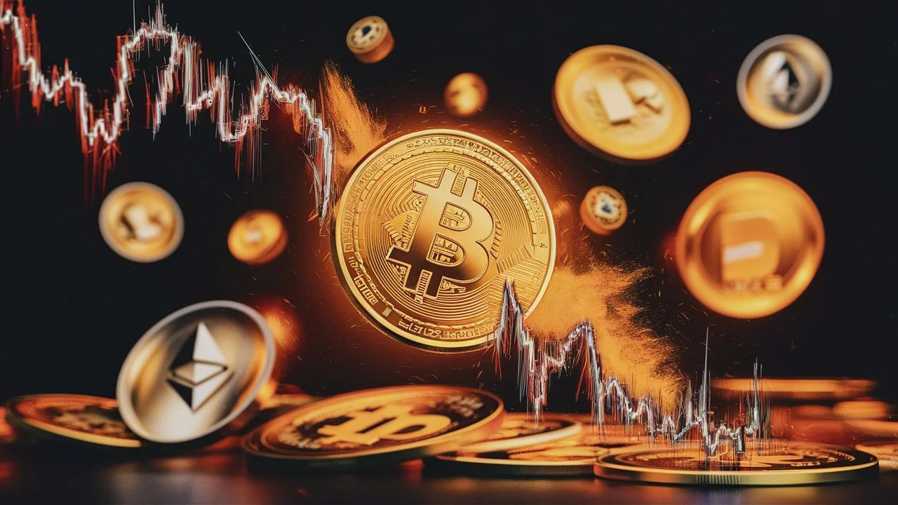 Bitcoin falls 8% dropping below 62000 dollar before rebounding